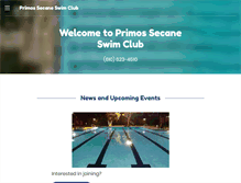 Tablet Screenshot of primossecaneswimclub.org